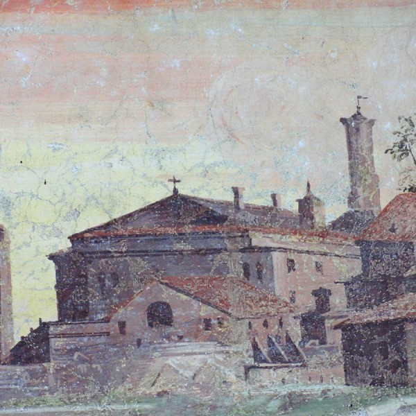 particolare degli affreschi